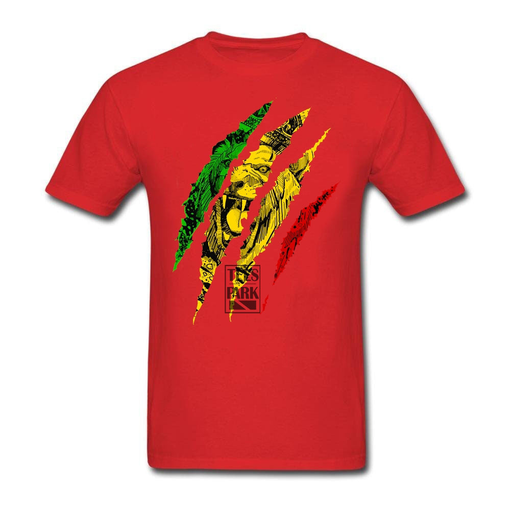 Camiseta Hombre RASTA CLAW – Estilo Urbano con Inspiración Cultural