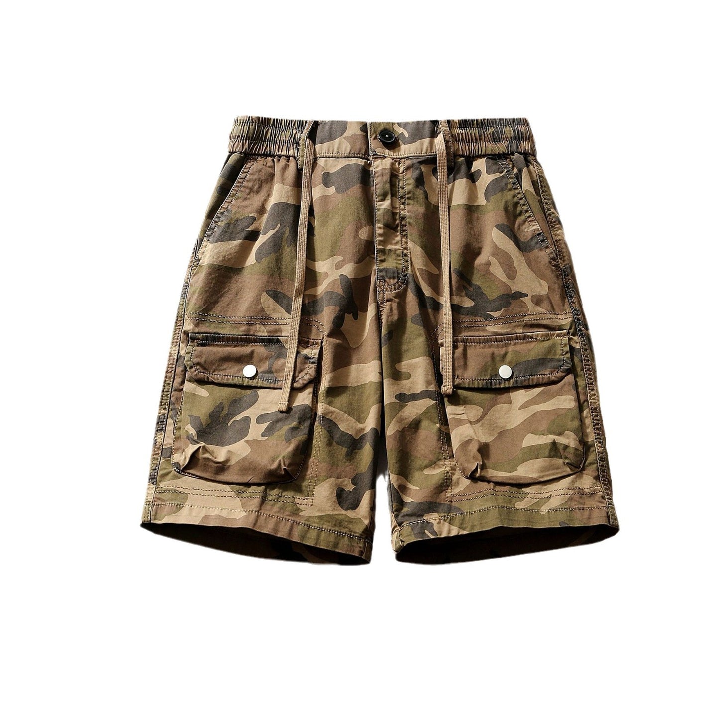 Shorts Hombre CAMO CARGO – Estilo Militar con Funcionalidad Urbana