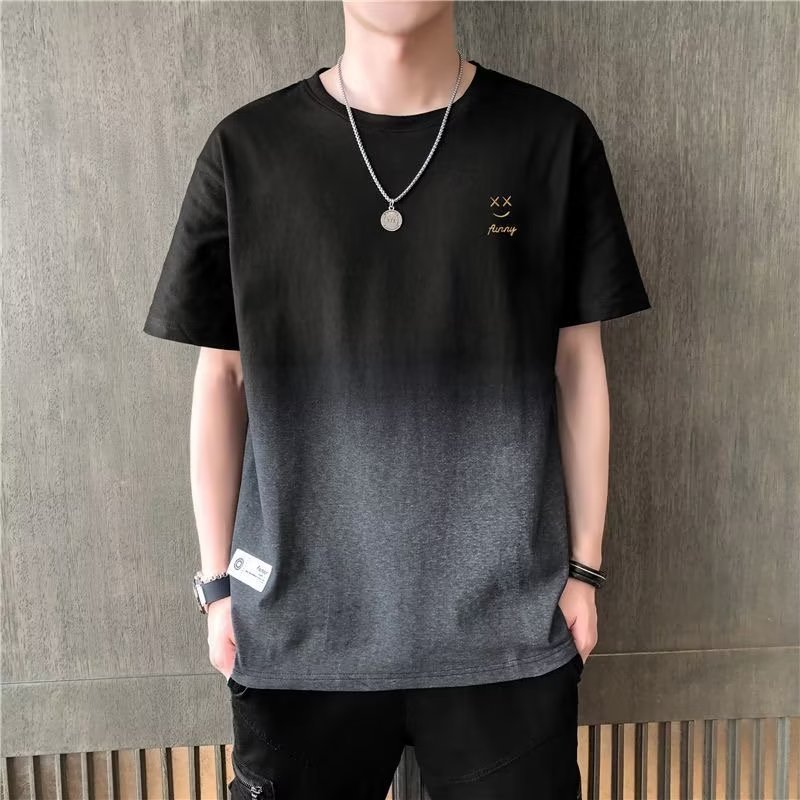 Camiseta Hombre FUNNY GRADIENT – Estilo Urbano con Diseño Divertido