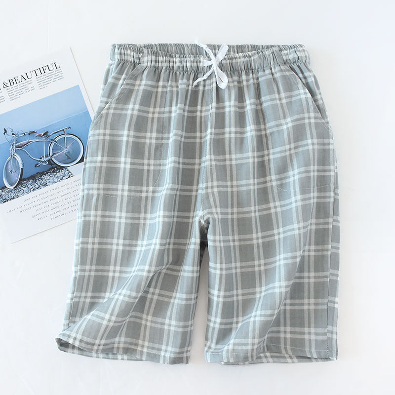 Shorts Hombre PLAID CASUAL – Estilo Relajado con Patrón Clásico