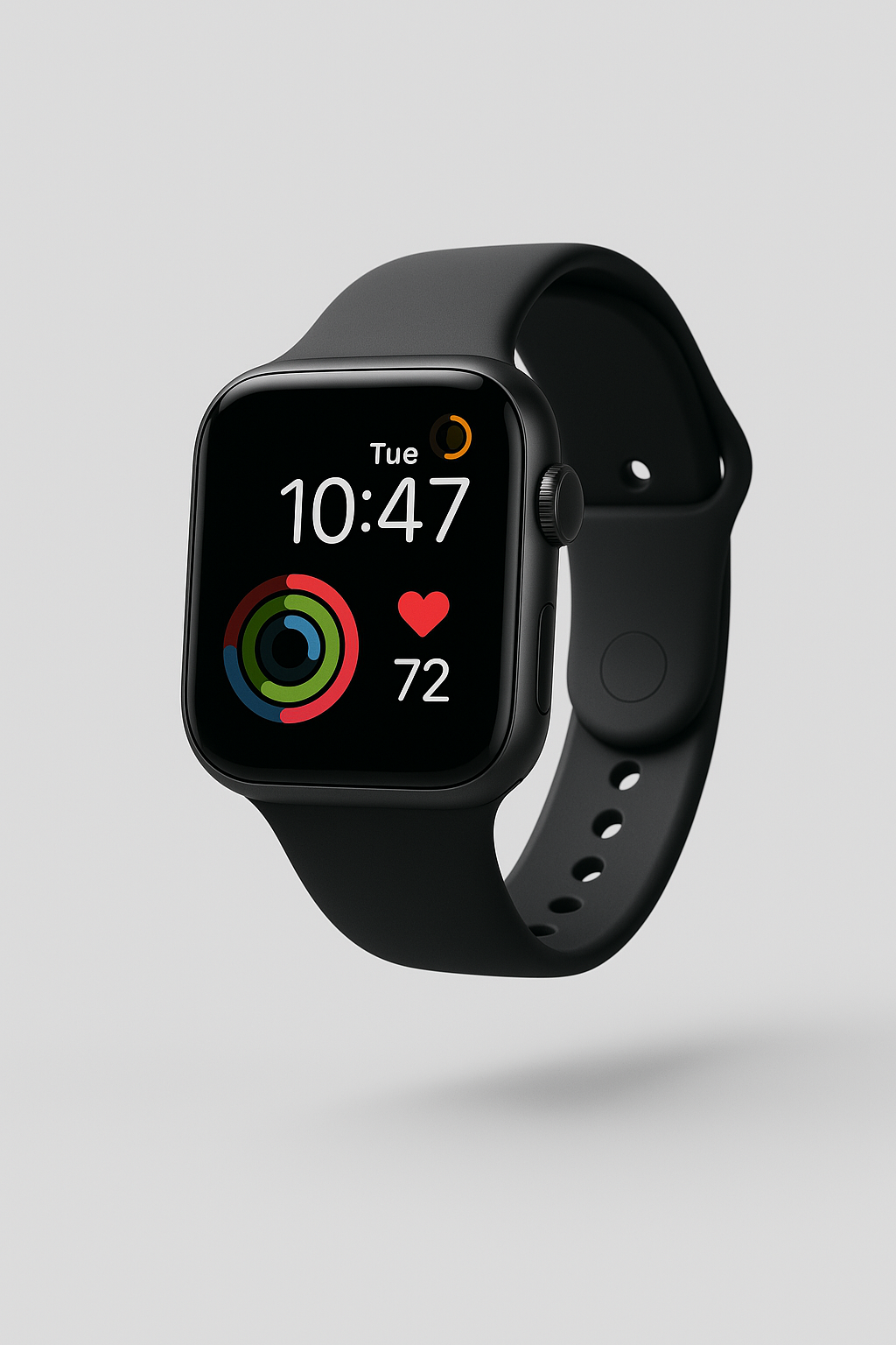 Imagen de smartwatch moderno mostrando sus pantallas con diferentes funciones y diseños. Tecnología avanzada en relojes inteligentes para monitoreo de salud, notificaciones y estilo diario."
