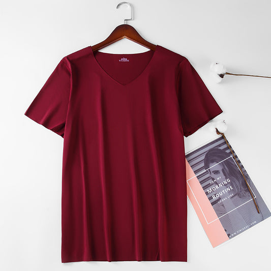 Camiseta Hombre MAROON V-NECK – Elegancia y Confort Minimalista