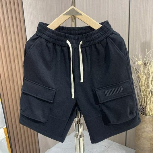 Shorts Hombre BLACK CARGO – Funcionalidad y Estilo Urbano