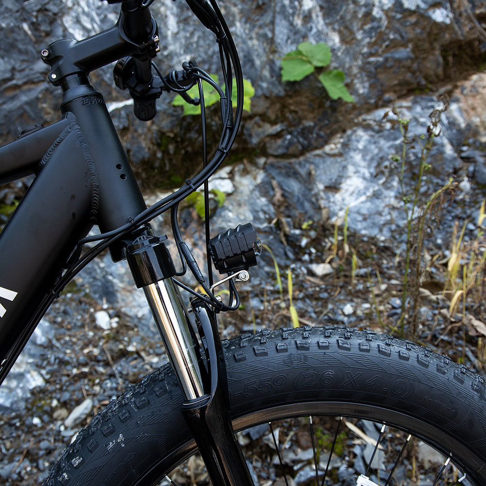 Bicicleta profesional para adultos 26 X 4.0 Inches Fat Tire Electric Mountain Bicycle, 1000W Motor 48V 15Ah Ebike For Trail Riding, Excursion And Commute, UL And GCC Certified