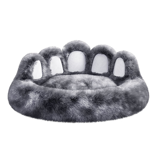 Bonita cama con forma de pata de oso para gatos o perros