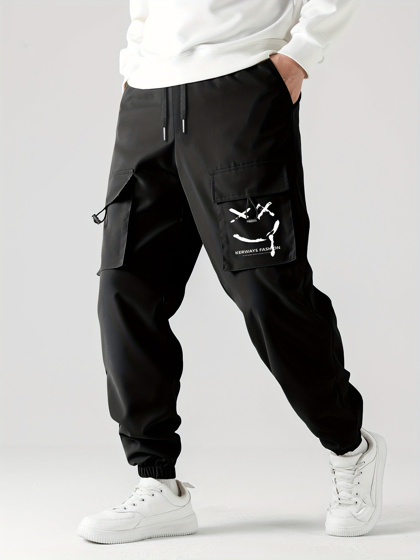 Pantalón Hombre SMILEY CARGO – Estilo Urbano con Detalles Únicos