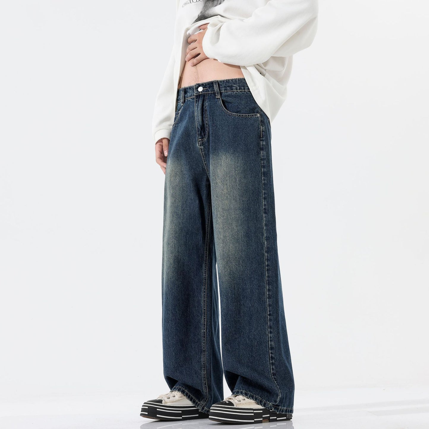 Jeans Hombre FADED STRIPE – Diseño Moderno con Estilo Único