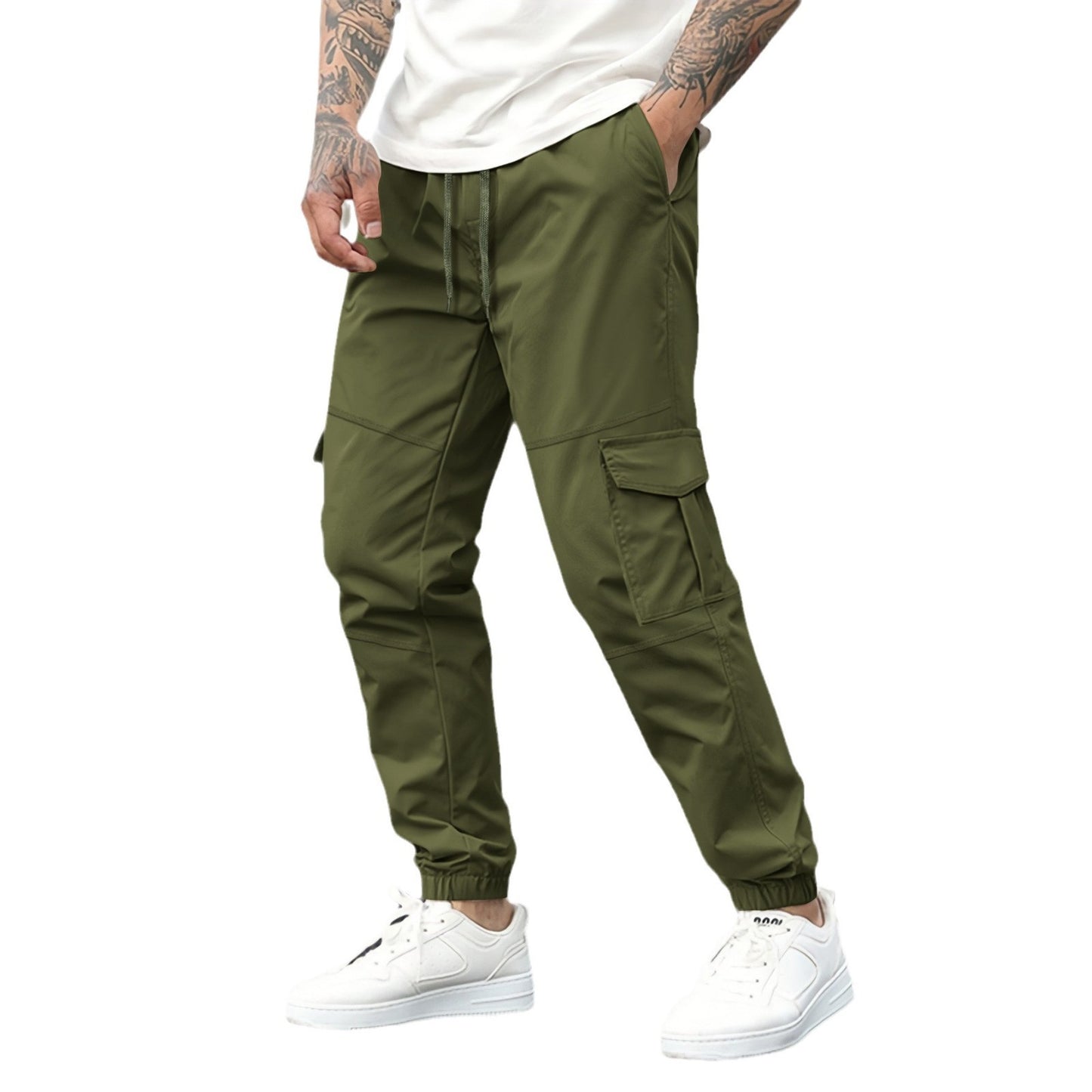 Pantalón Hombre BLACK CARGO – Funcionalidad y Estilo Urbano