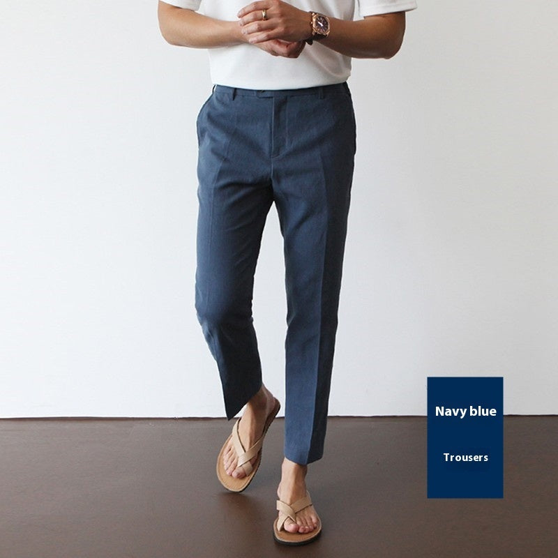 Pantalón Hombre WHITE LINEN – Frescura y Estilo Minimalista