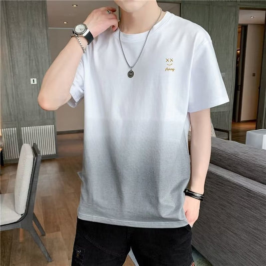 Camiseta Hombre FUNNY GRADIENT – Estilo Urbano con Diseño Divertido