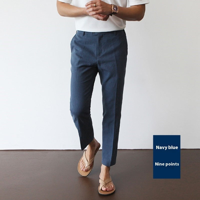 Pantalón Hombre WHITE LINEN – Frescura y Estilo Minimalista
