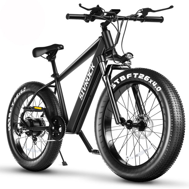 Bicicleta profesional para adultos 26 X 4.0 Inches Fat Tire Electric Mountain Bicycle, 1000W Motor 48V 15Ah Ebike For Trail Riding, Excursion And Commute, UL And GCC Certified