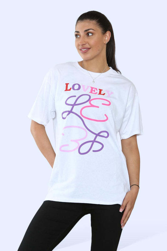 Camiseta Mujer LOVELY LE3B - Diseño Colorido y Moderno