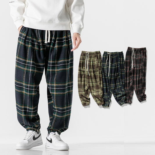Pantalón Hombre PLAID RELAX – Comodidad y Estilo Casual con Patrón Clásico
