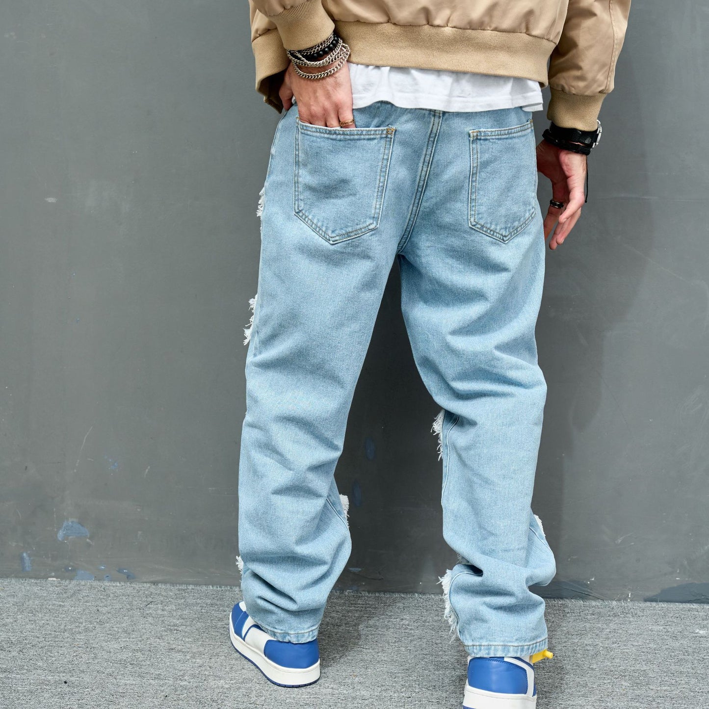 Jeans Hombre HEAVY DISTRESSED – Estilo Urbano con Actitud Rebelde