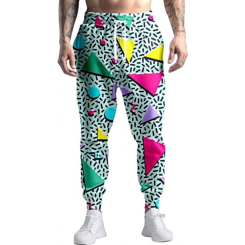 Jogger Hombre RETRO VIBES – Estilo Único con Patrón Abstracto
