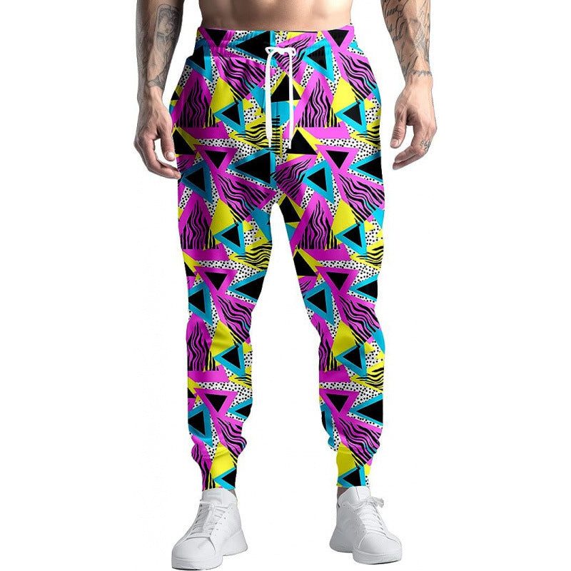 Jogger Hombre RETRO VIBES – Estilo Único con Patrón Abstracto