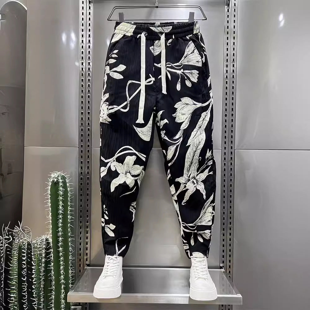 Jogger Hombre BRUSHSTROKE BLACK – Estilo Creativo con Toque Artístico