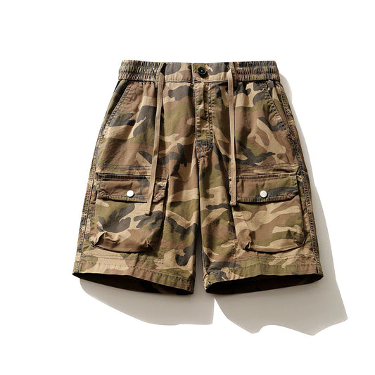 Shorts Hombre CAMO CARGO – Estilo Militar con Funcionalidad Urbana