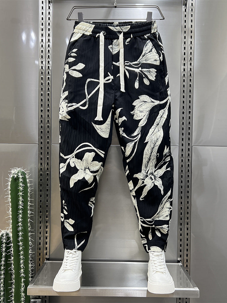 Jogger Hombre BRUSHSTROKE BLACK – Estilo Creativo con Toque Artístico