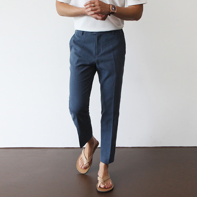 Pantalón Hombre WHITE LINEN – Frescura y Estilo Minimalista
