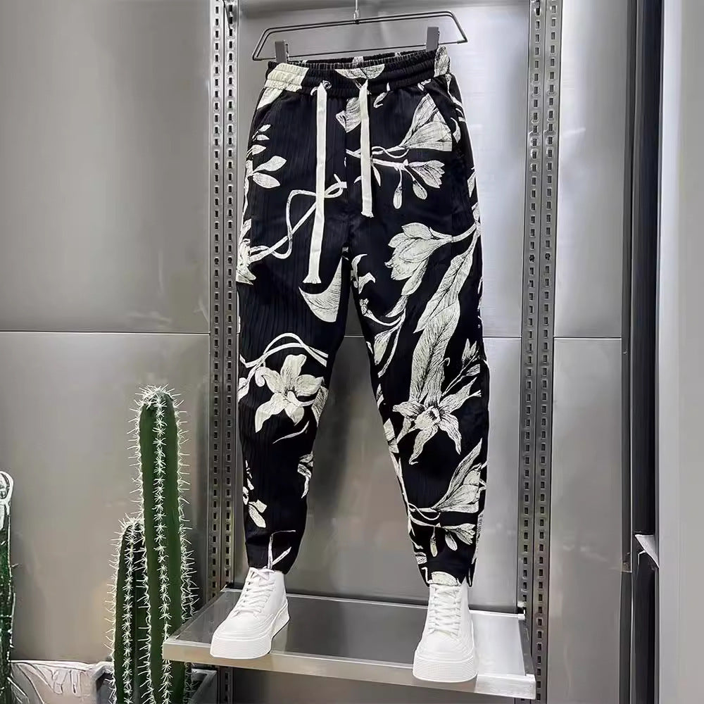 Jogger Hombre BRUSHSTROKE BLACK – Estilo Creativo con Toque Artístico