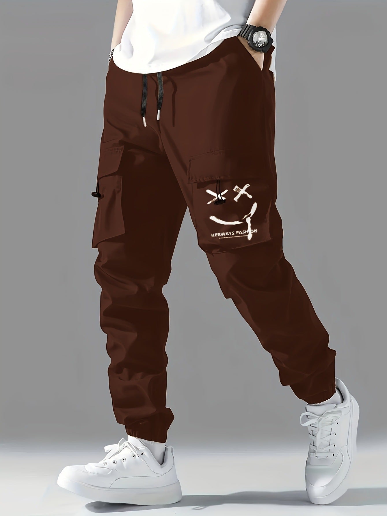 Pantalón Hombre SMILEY CARGO – Estilo Urbano con Detalles Únicos