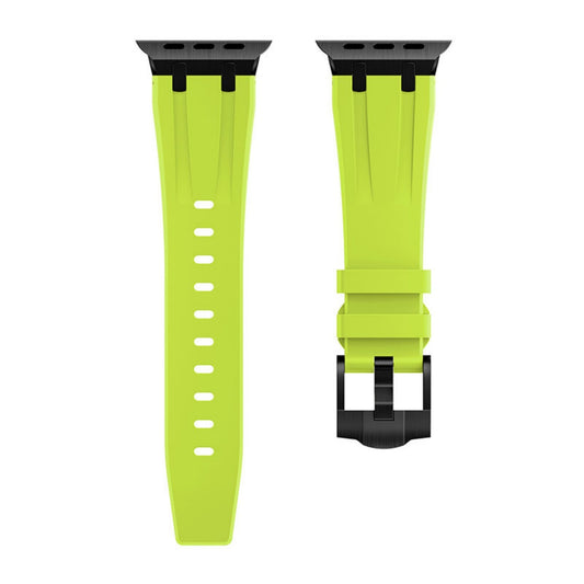 Correa deportiva de silicona liquida y metal . Compatible con 42/44/45/49 mm